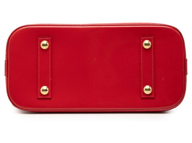 Louis Vuitton Alma PM Monogram Vernis rosso - vista 3