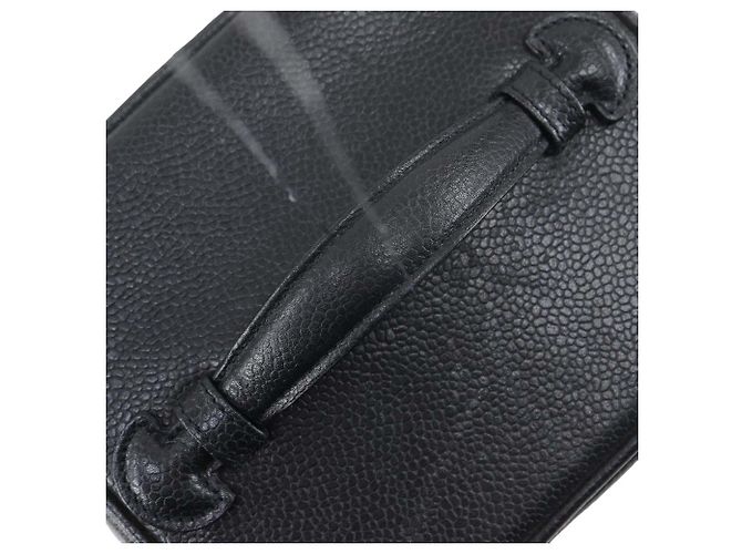 Vanity Beauty Case Chanel Black CC Caviar Nero - vista 11