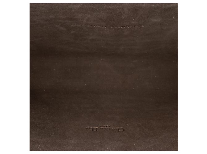 Pochette Caro Double in pelle di vitello martellata nera Dior Nero - vista 4