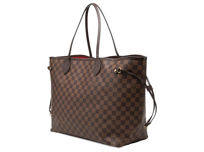 Louis Vuitton Marrone Damier Ebene Neverfull GM - vista 2