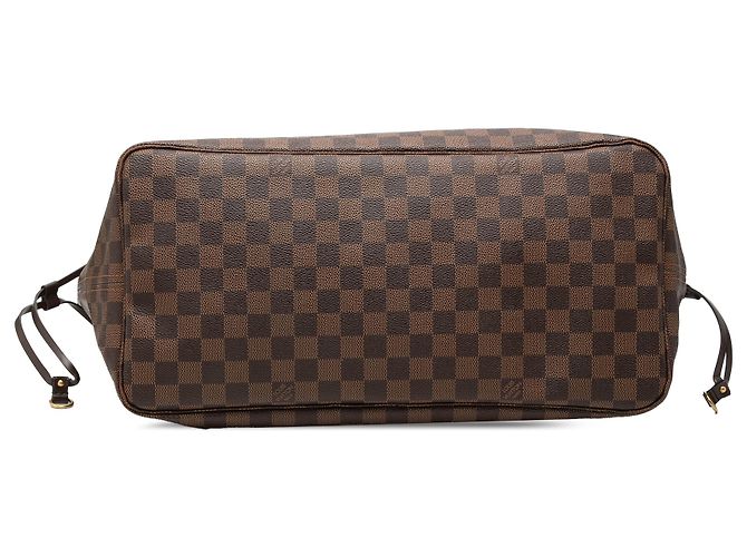 Louis Vuitton Marrone Damier Ebene Neverfull GM - vista 3