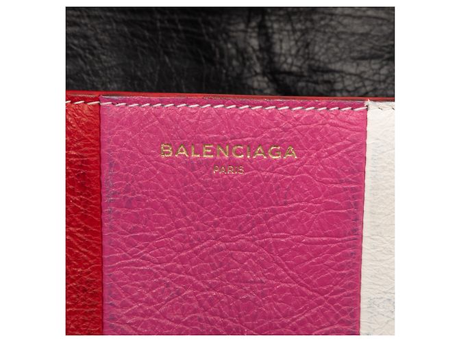 Borsa a tracolla Bazar in agnello rosa Balenciaga - vista 5