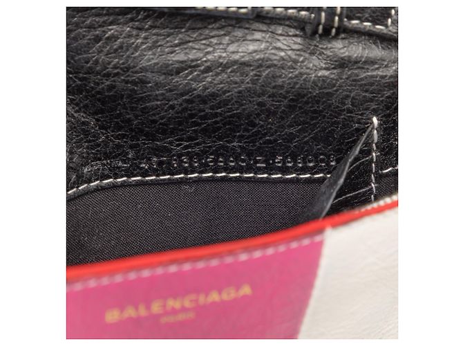 Borsa a tracolla Bazar in agnello rosa Balenciaga - vista 6