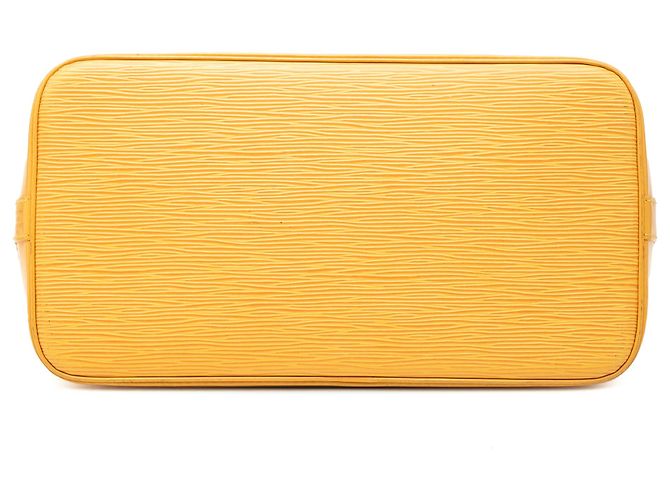 Louis Vuitton Alma PM in Epi giallo - vista 3