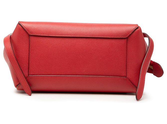 Belt Bag Céline Borsa Belt in pelle di vitello micro granulata rossa Celine Rosso - vista 3