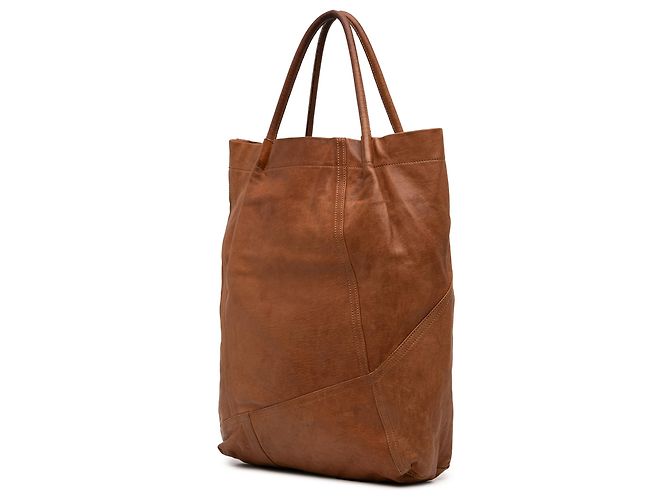 Marni Brauner Leder-Tote mit Fronttasche - Ansicht 2