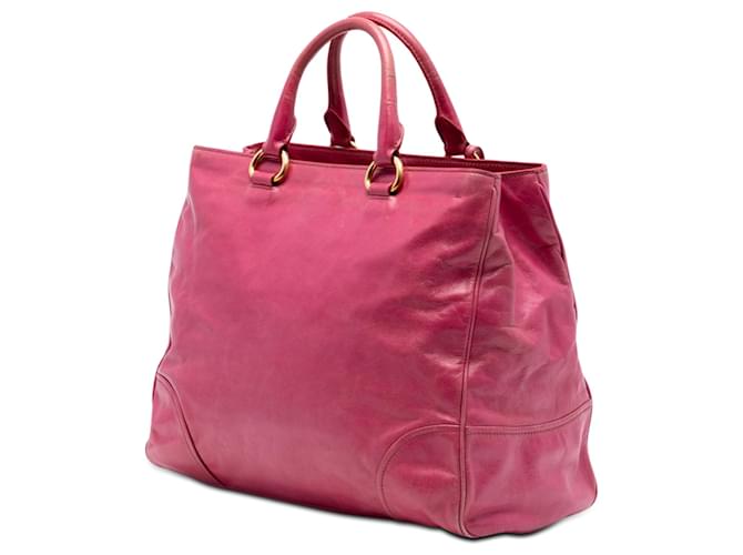 Borsa Prada Pink Vitello Shine Rosa - vista 2