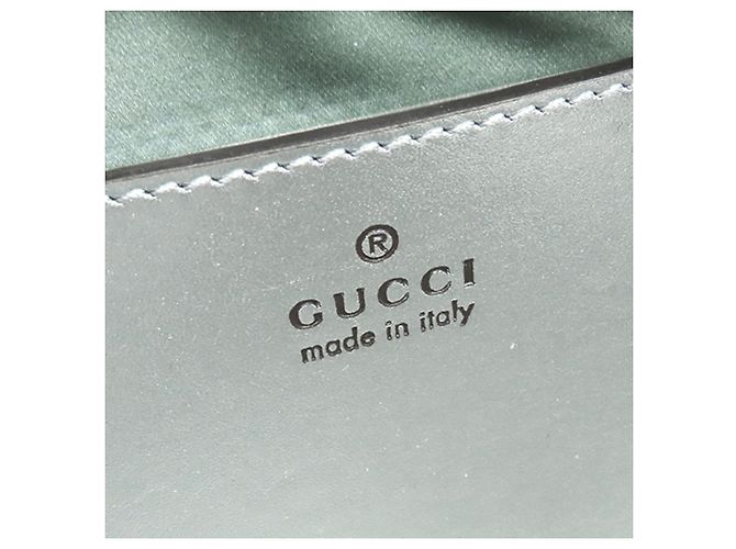 Borsa a tracolla Gucci Green Small GG Marmont Matelasse Iridescent Nappa Verde Verde chiaro - vista 5