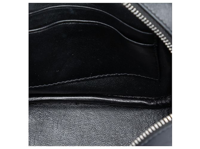Borsa a tracolla Love Blogger in nappa ricamata nera Saint Laurent Mini Nero - vista 4