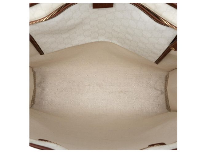 Tote Gucci White GG Supreme Web Bianco - vista 4