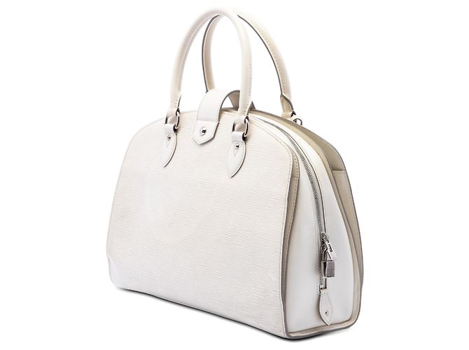 Louis Vuitton White Epi Pont Neuf GM Weiß - Ansicht 2