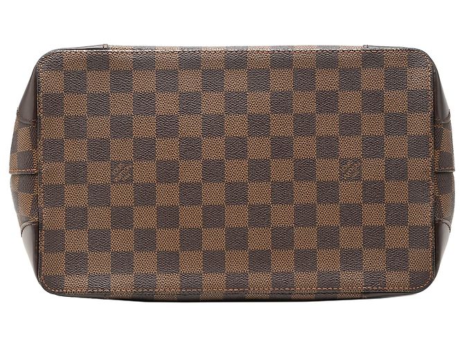 Louis Vuitton Marrone Damier Ebene Hampstead PM - vista 3