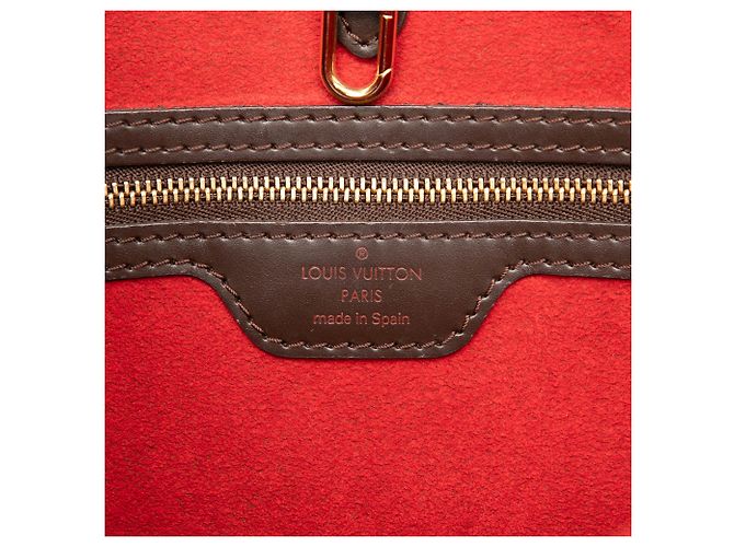 Louis Vuitton Marrone Damier Ebene Hampstead PM - vista 6