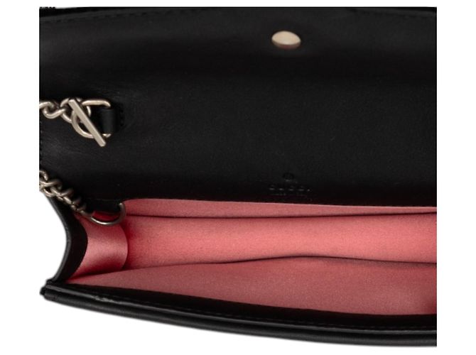 Gucci Dionysus Mini Borsa a Tracolla in Velluto Nero con Cristalli - vista 4