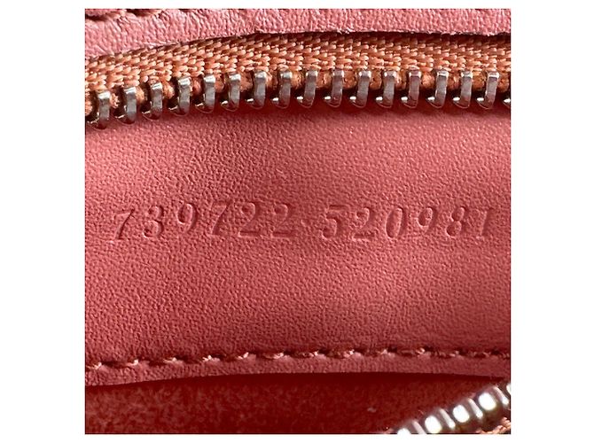 Bolsa de ombro em couro rosa Gucci - vista 13