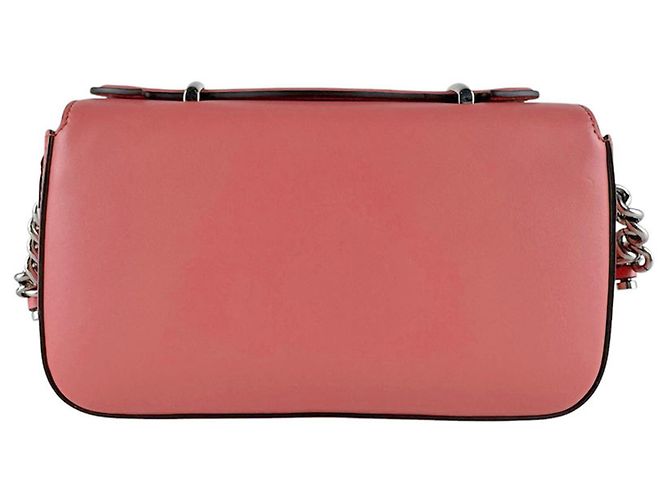 Bolsa de ombro em couro rosa Gucci - vista 3