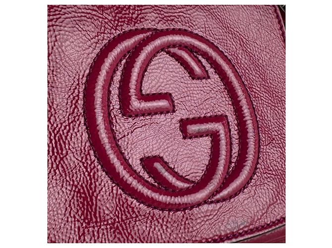 Borsa a tracolla Gucci SOHO Rosa - vista 12
