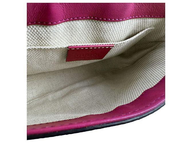 Borsa a tracolla Gucci SOHO Rosa - vista 5