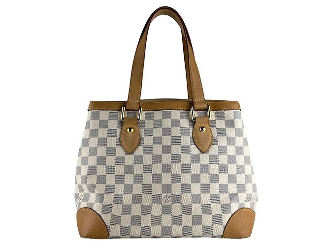 Borsa Louis Vuitton Damier Azur Hampstead PM Crudo - vista 3