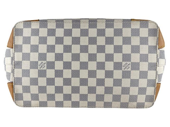 Borsa Louis Vuitton Damier Azur Hampstead PM Crudo - vista 4