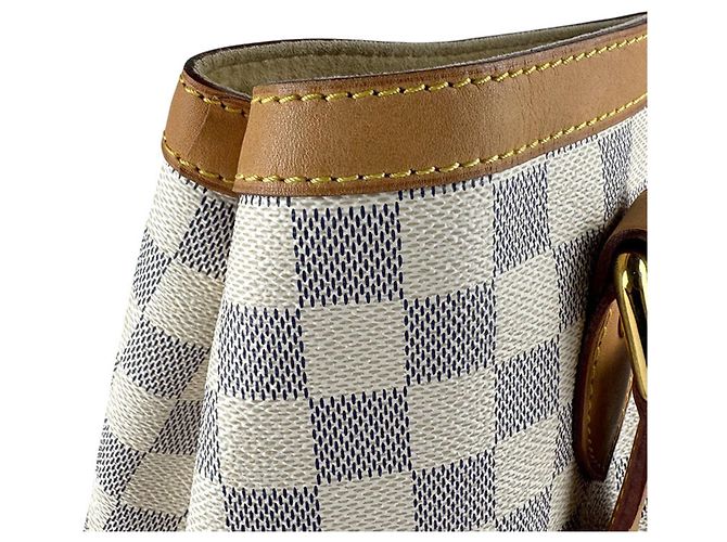 Borsa Louis Vuitton Damier Azur Hampstead PM Crudo - vista 6