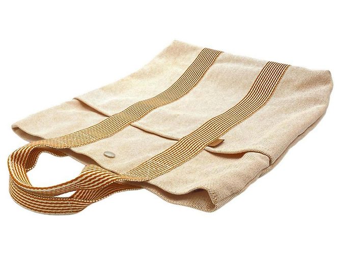 Hermès Hermes Fourre-Tout Cabas Tote Bag Arancione - vista 3