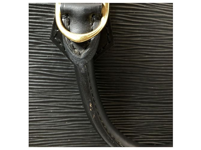 Borsa Alma Louis Vuitton in pelle Epi Nero - vista 10