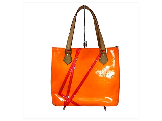 Borsa Tote Louis Vuitton Houston Arancione - vista 2