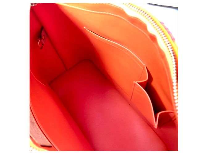 Borsa Tote Louis Vuitton Houston Arancione - vista 8