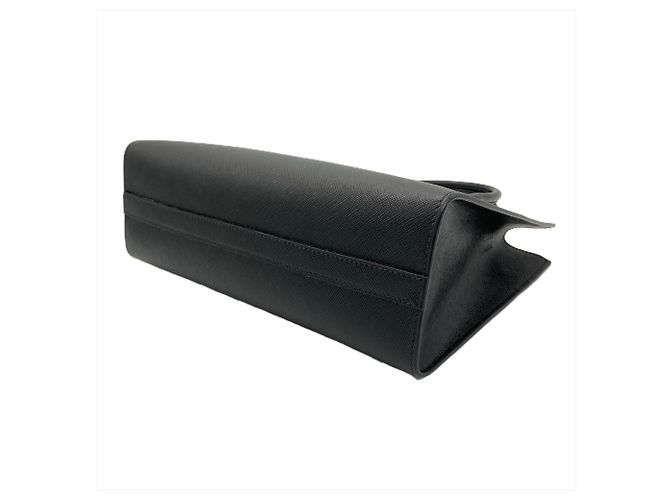 Borsa a tracolla in pelle Saffiano Prada Nero - vista 4