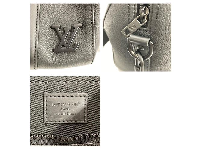 Borsa a tracolla Louis Vuitton City Keepall Nero - vista 7