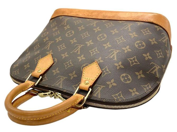 Borsa Louis Vuitton Alma Marrone - vista 3