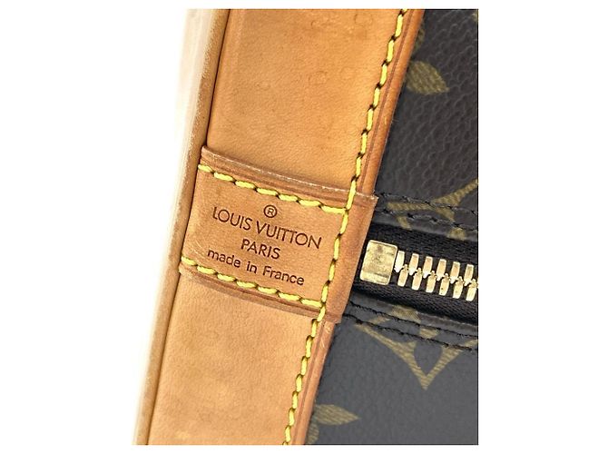 Borsa Louis Vuitton Alma Marrone - vista 6