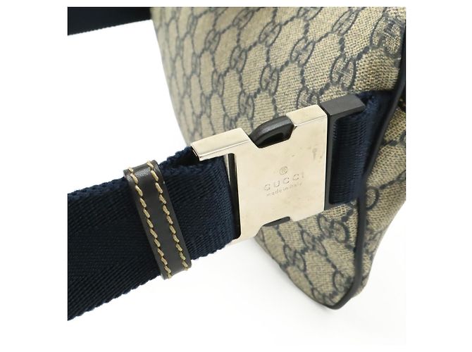 Pochette Gucci GG Imprimé Blu Navy - vista 10