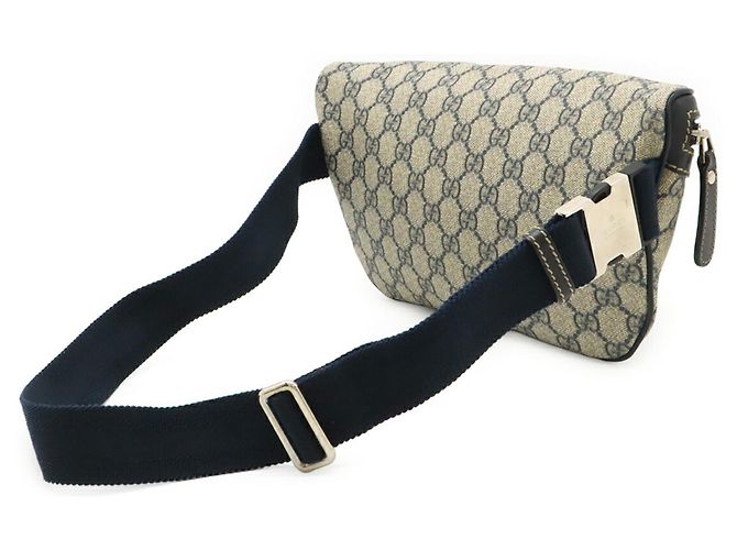 Pochette Gucci GG Imprimé Blu Navy - vista 3