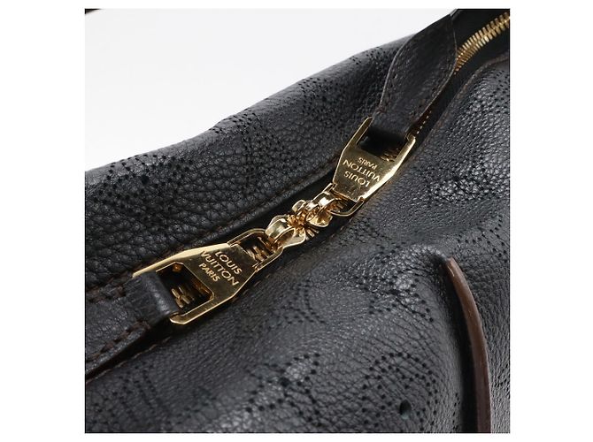 Borsa Louis Vuitton Mahina Selene PM in Noir Nero - vista 5