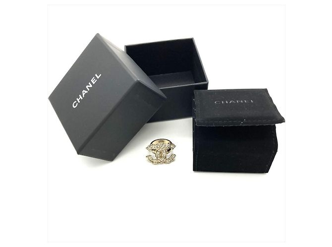 Anello a fascia Chanel Coco Mark con strass - vista 9