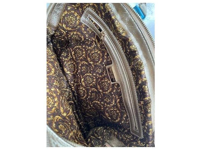 Borsa Tote Trapuntata Versace Medusa D'oro - vista 10