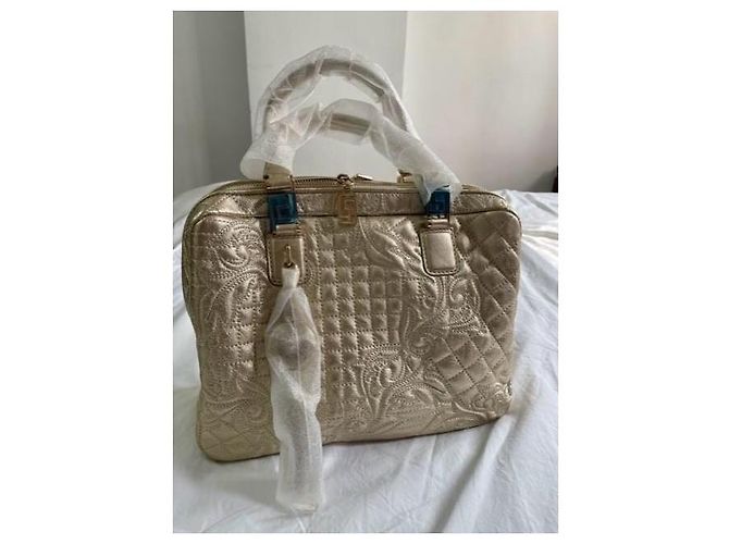 Borsa Tote Trapuntata Versace Medusa D'oro - vista 2