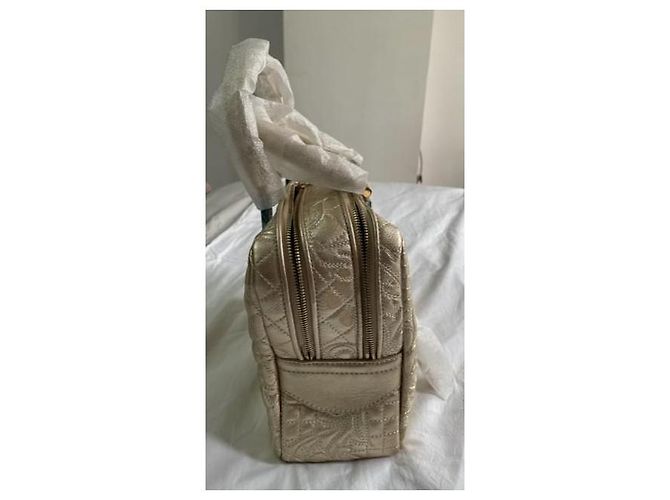 Borsa Tote Trapuntata Versace Medusa D'oro - vista 3