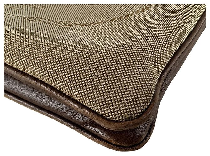 Jacquard Prada Schultertasche Braun - Ansicht 10