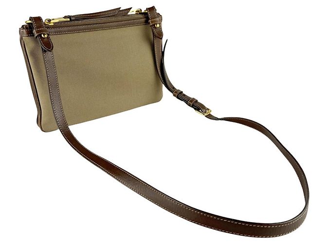 Jacquard Prada Schultertasche Braun - Ansicht 11