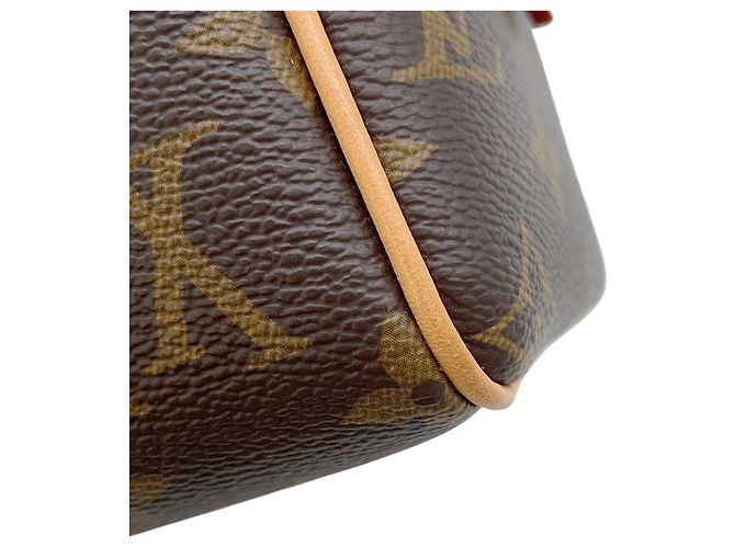 Borsa Louis Vuitton Monogram Speedy Bandoulière 20 Marrone - vista 8