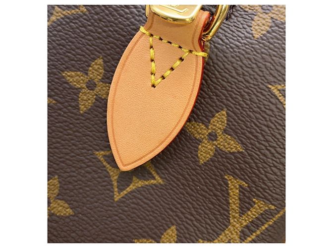 Borsa Louis Vuitton Monogram Speedy Bandoulière 20 Marrone - vista 9
