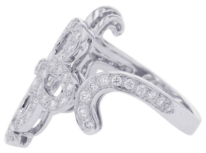 Van Cleef & Arpels 18K Weißgold Diamantring - Ansicht 2