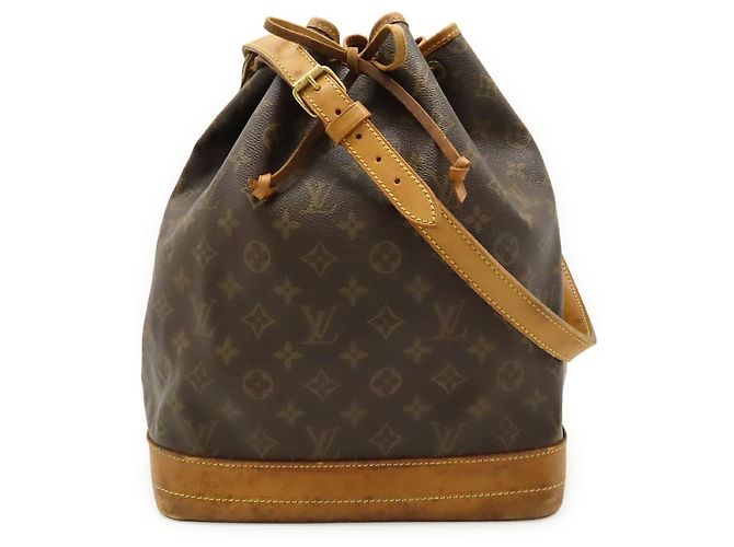 Borsa a Spalla Louis Vuitton Monogram Noe Marrone - vista 2