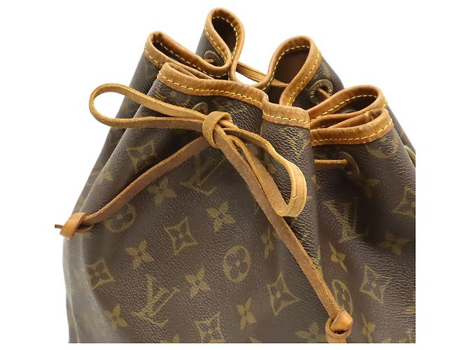 Borsa a Spalla Louis Vuitton Monogram Noe Marrone - vista 5