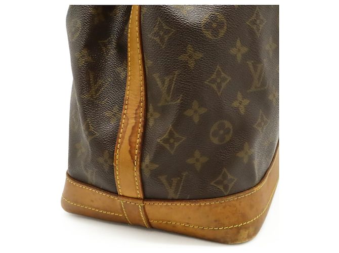 Borsa a Spalla Louis Vuitton Monogram Noe Marrone - vista 9