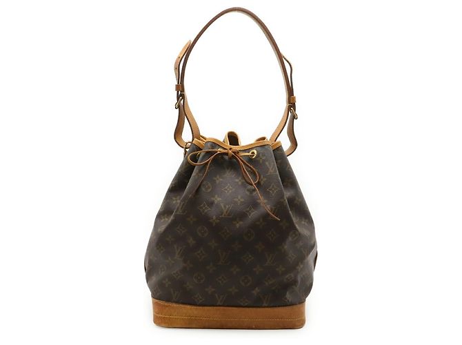 Borsa a Spalla Louis Vuitton Monogram Noe Marrone - vista 2