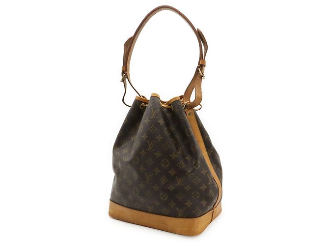 Borsa a Spalla Louis Vuitton Monogram Noe Marrone - vista 3
